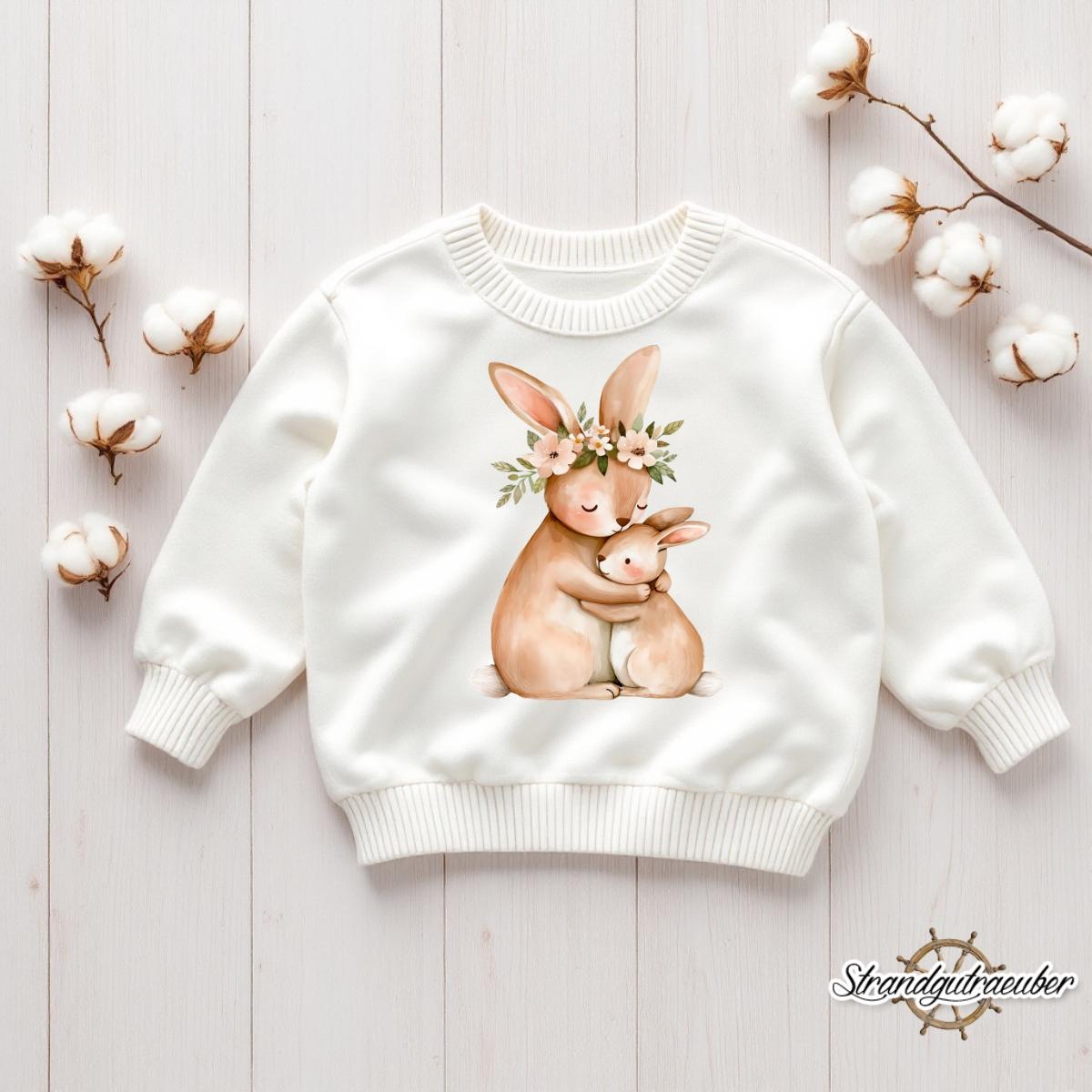 Buegelbild Boho-Hase Buegelbild Boho-Hase